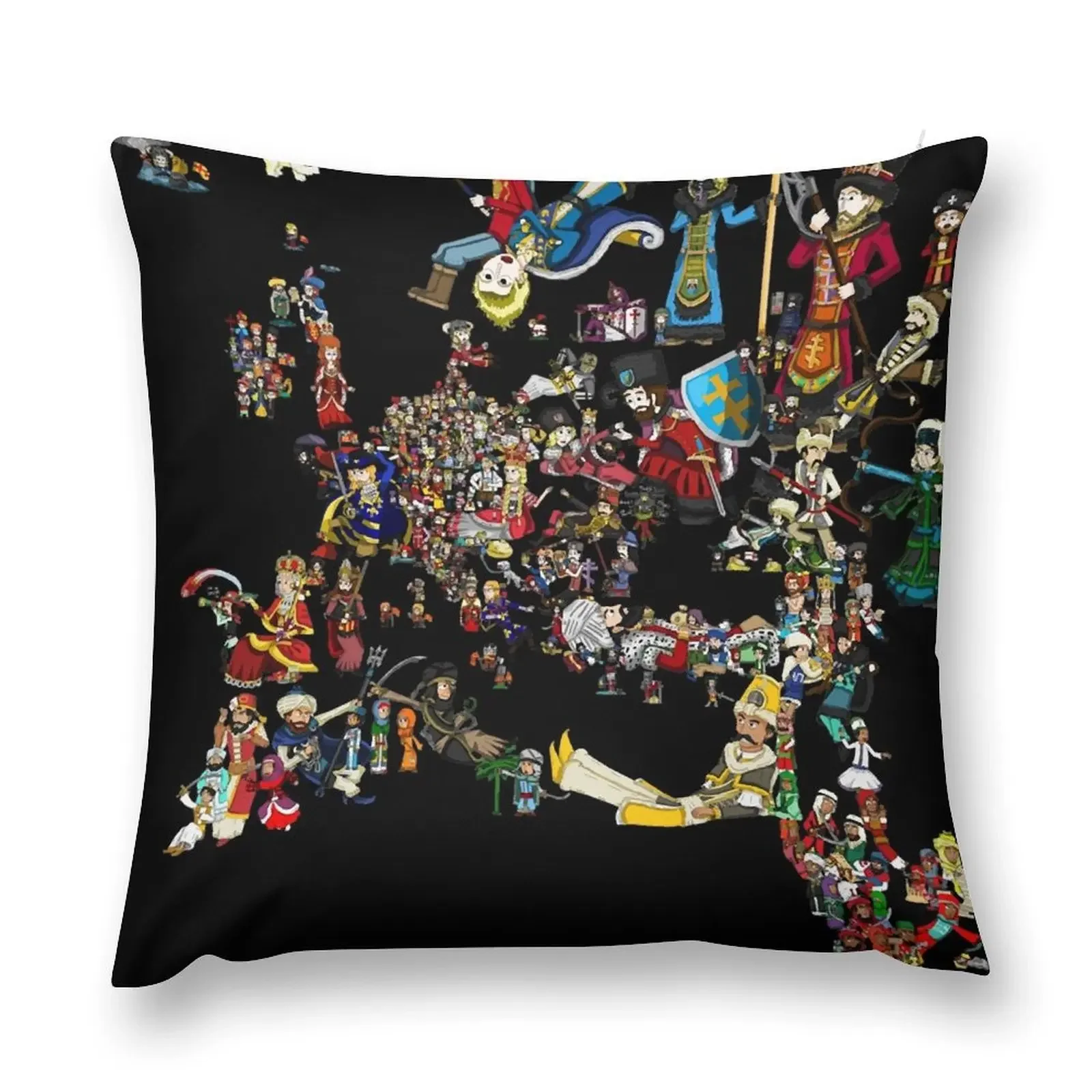 EUROPA UNIVERSALIS - National Personifications Map - 1444 Classic T-Shirt.png Throw Pillow Sofa Decorative Covers pillow