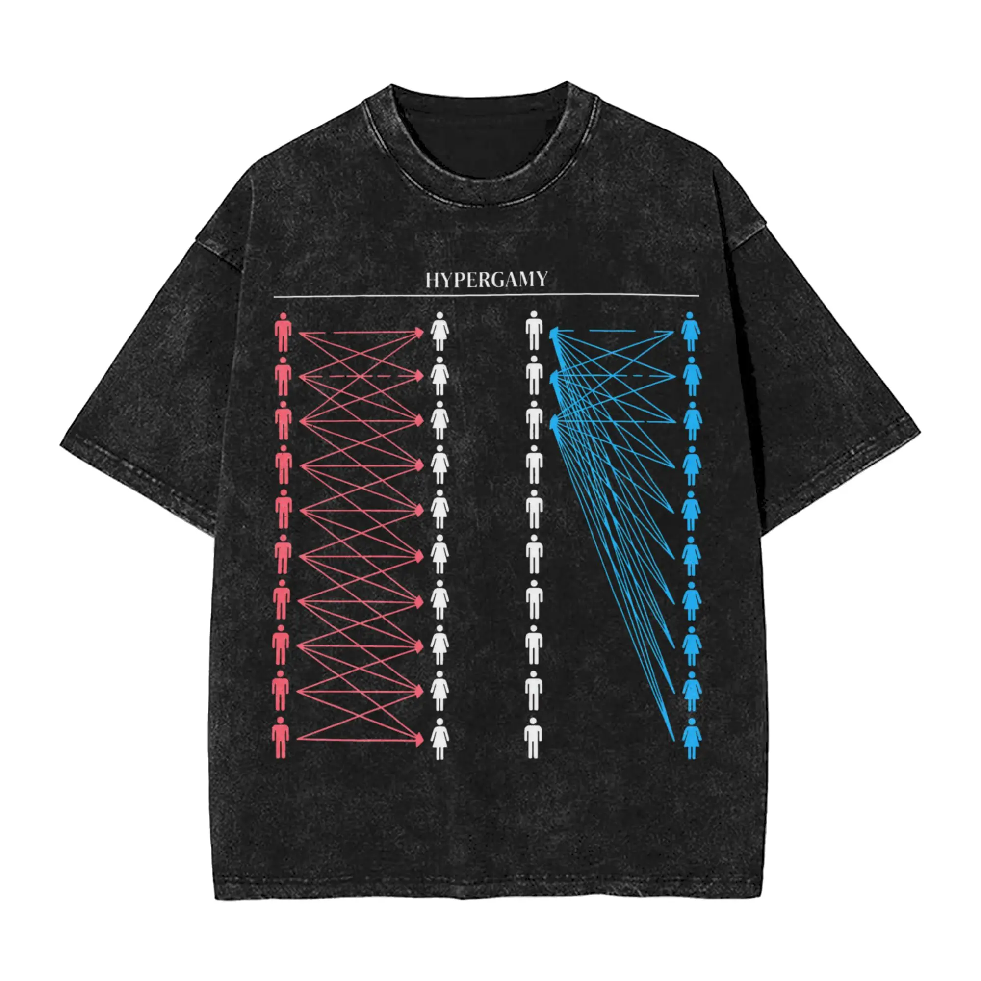 Hypergamy Meme T Shirts Men's  Cotton Vintage T-Shirt Crew Neck  Tee Shirt Short Sleeve Clothes Gift Idea