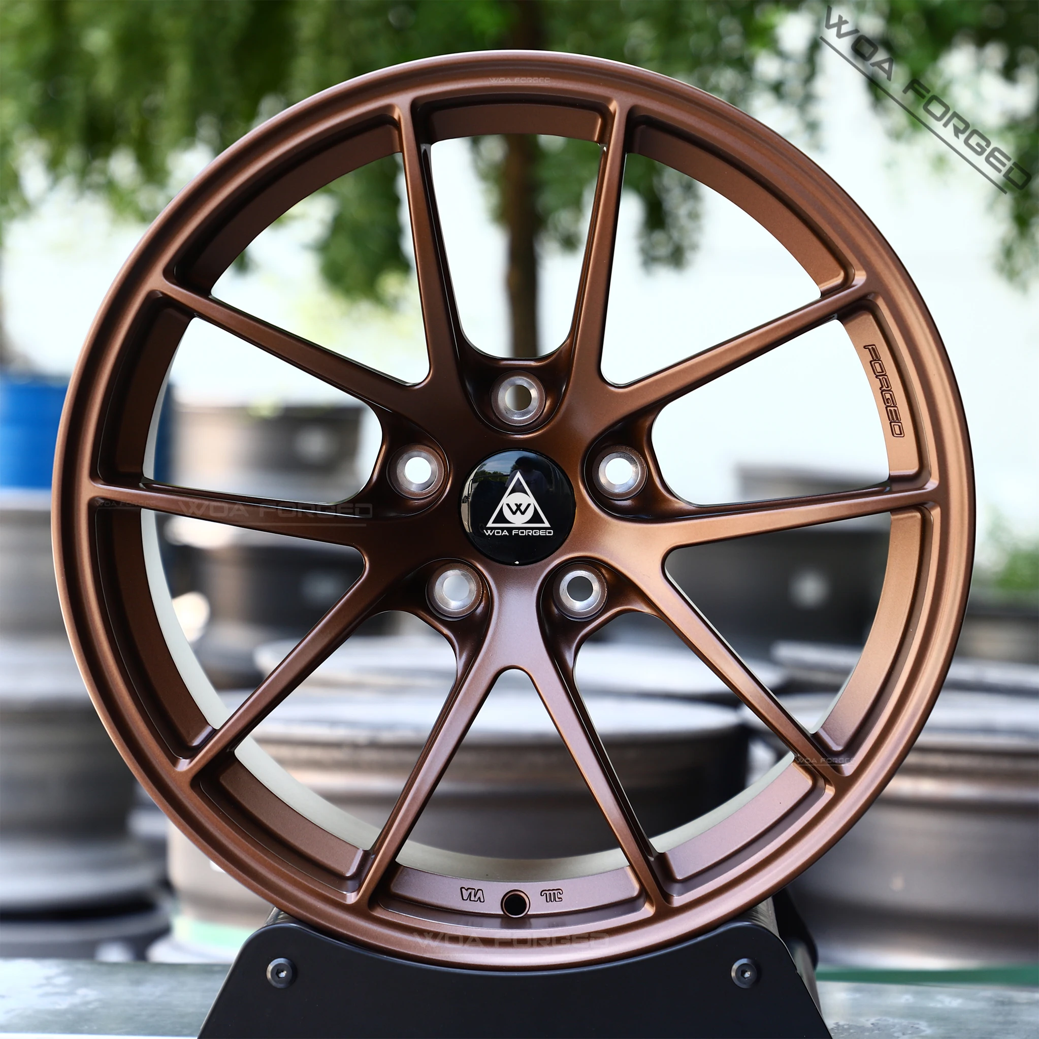 

6061T6 Custom Red Bronze Sport Racing Lightweight One Piece New Forged Various Sizes 20mm 25mm 30mm 35mm 40mm 98mm 100mm Rid Ri