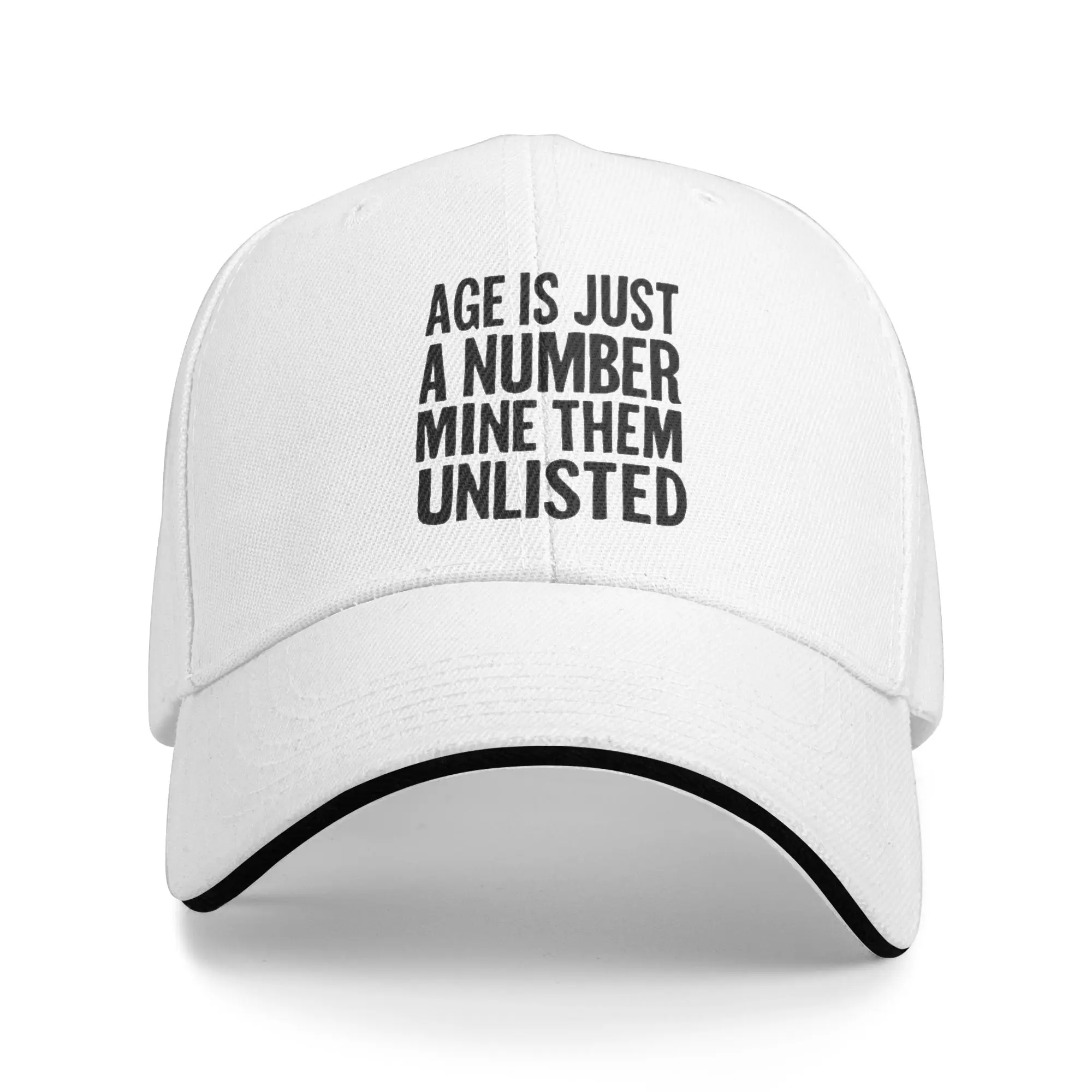 Age Is Just a Number Gift For Children Men Women A Baseball Cap Hat