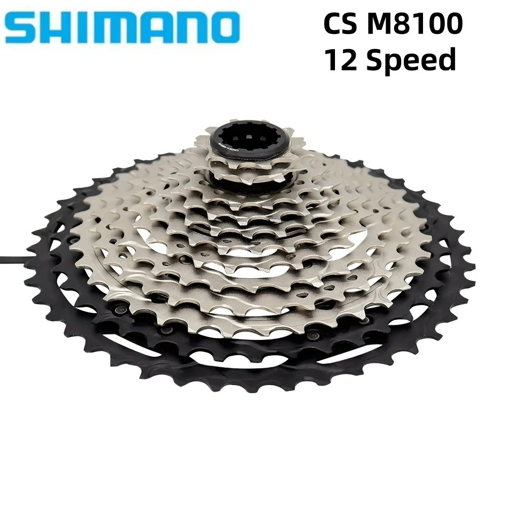 

Shimano Deore CS M8100 Cassette 12 Speed Freewheel Mountain Bike Cassette 12S 12V MTB Parts CS-M8100 Bicycle Accessories