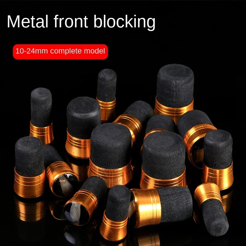 Sponge Metal Front Blocking Fishing Rods Fishing Rod Front Blocking Foam Hand Rod Front Plug Angling Gadgets Fishing Gear Tool