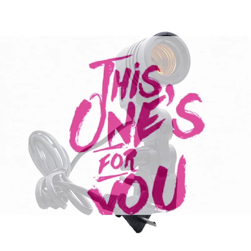 

【BA】Держатель для лампы E27 с одним патроном, крепление для фотосъемки, подставка для лампы с кабелем 1,8 м