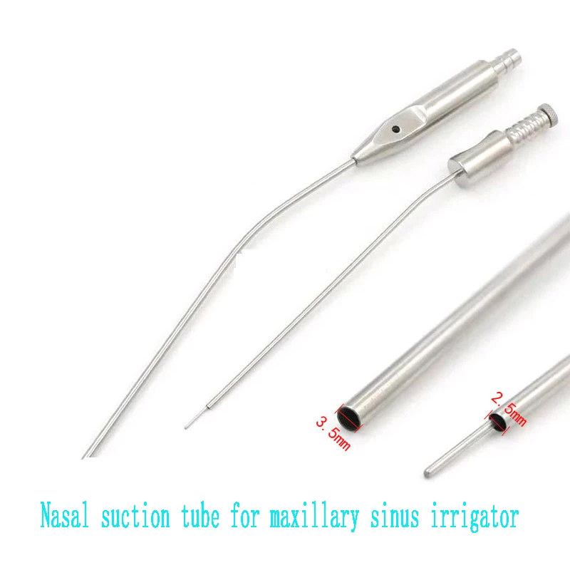 

Stainless steel nasal suction device, maxillary sinus irrigator, nasal suction tube, nasal plastic tool, puncture surgical instr