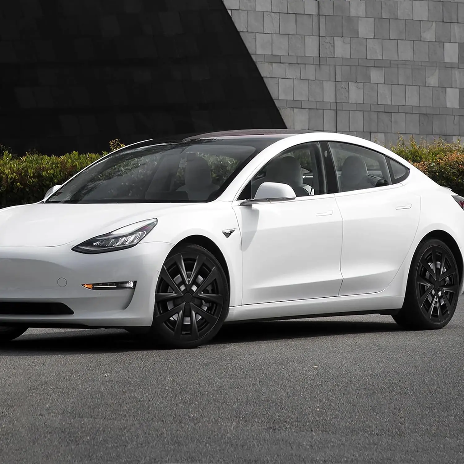 4PCS Hubcaps For Tesla Model 3 2017-2023, For Model S Plaid Arachnid Style 18 Inch Wheel Covers Hub Cap Center Cap Kit