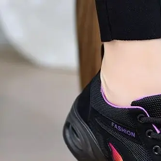 

Women's Jazz Sneakers Breathable Split Sole Athletic Walking Lace Up Lace Modern Dance Sneakers women sports shoes dancing