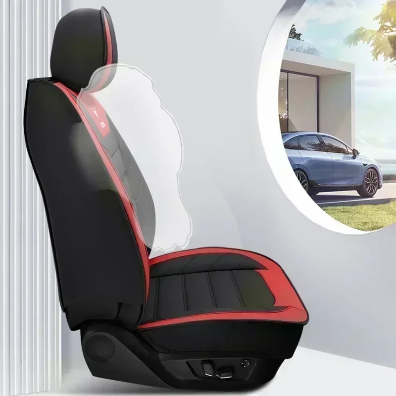 غطاء مقعد سيارة لكيا للفصول الأربعة من جلد البولي يوريثان الناعم بالكامل مقاوم للماء وغطاء مقعد مقاوم للاهتراء