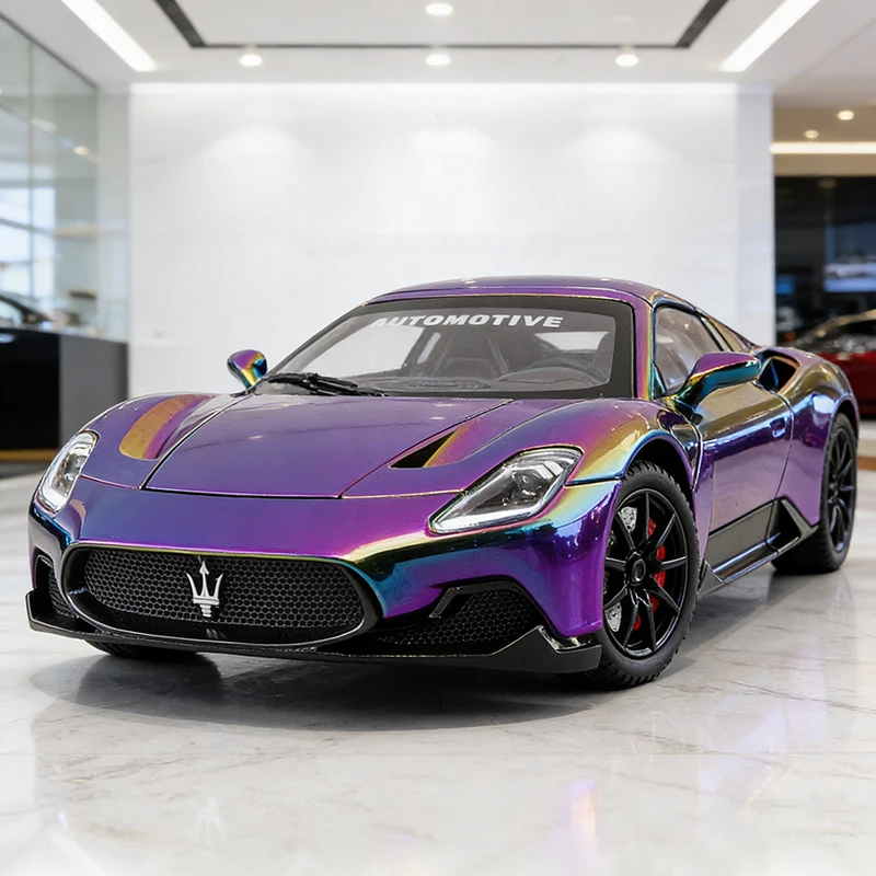 

1:24 MC20 Supercar Alloy Car Model Sound and Light Pull Back Children's Toy Collectibles Birthday gift