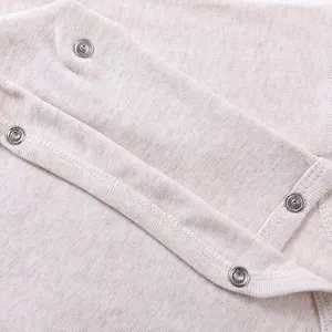 Long-sleeved baby breaks for newborn, 100% cotton jumpsuit for children, side opening, boys and girls clothes 12 Main sales output maternity for boy - №12