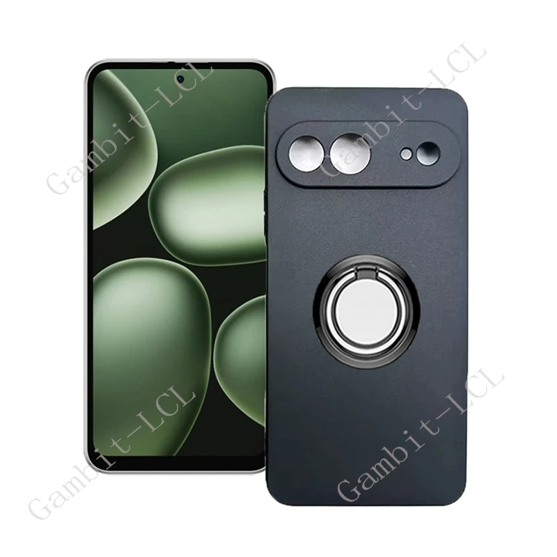 For Doogee B10 2026 DoogeeB10 6.63" Back Ring Holder Bracket Phone Case Smartphone TPU Soft Cover