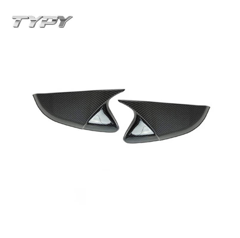 

Car Mirror Cover Ox Horn Rearview Mirror Cover Overlays Paste Installation For Honda 10th Civic