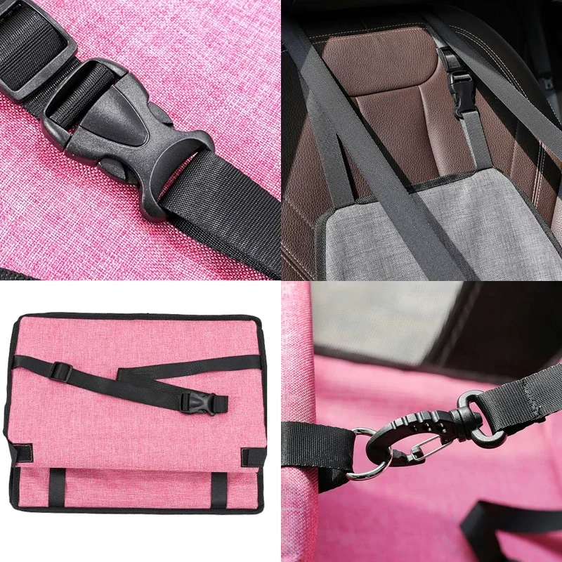 Pet Dog Car Seat Bag Folding Hanging Bags Waterproof Dog Mat Blanket Safety Pet Car Seat Bag Pet Supplies for Travel Camping