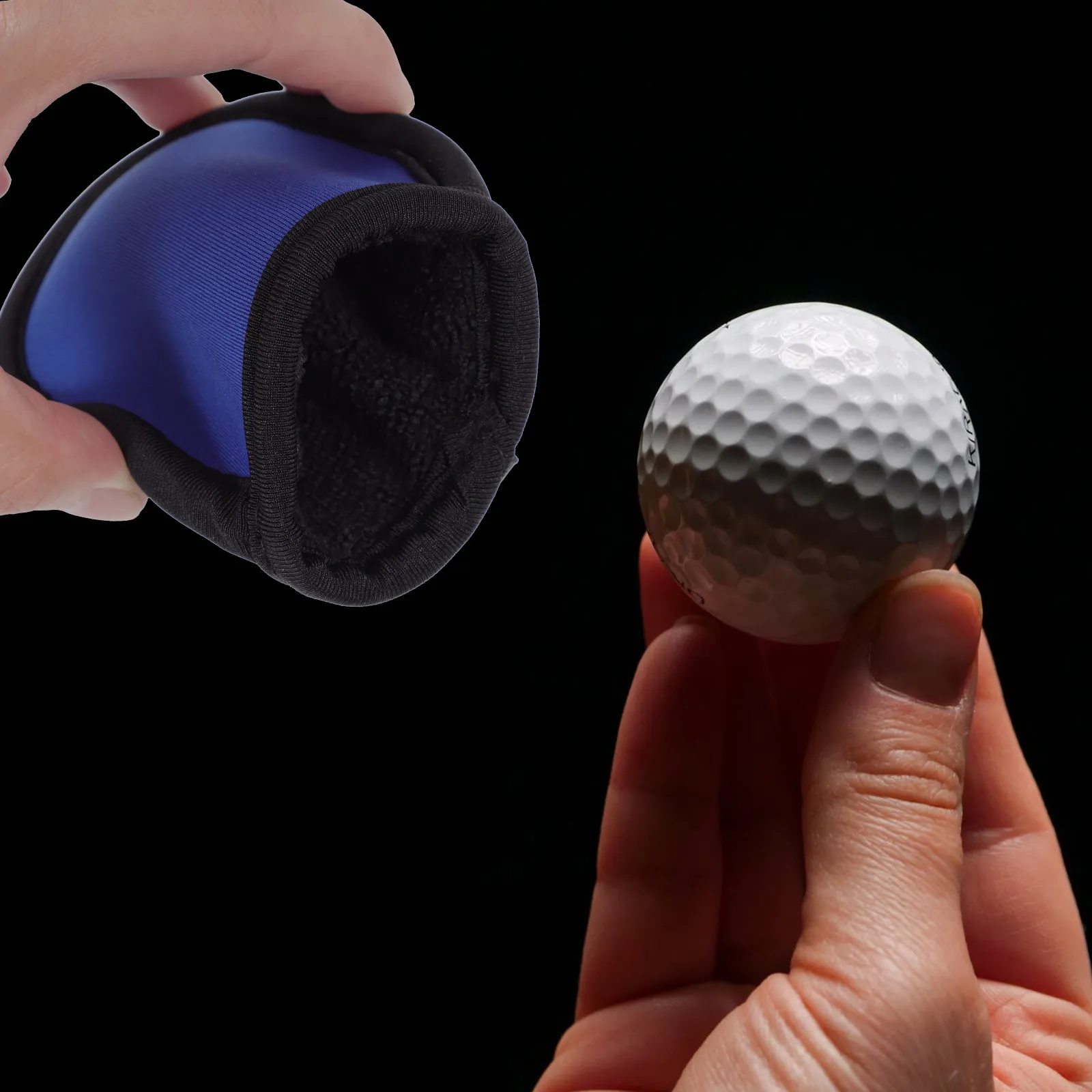 

1Pcs Premium Golf Ball Protection Sleeve Portable Compact Cleaning Bag for on Course Practice Range Or Bag Storage Golf Ball