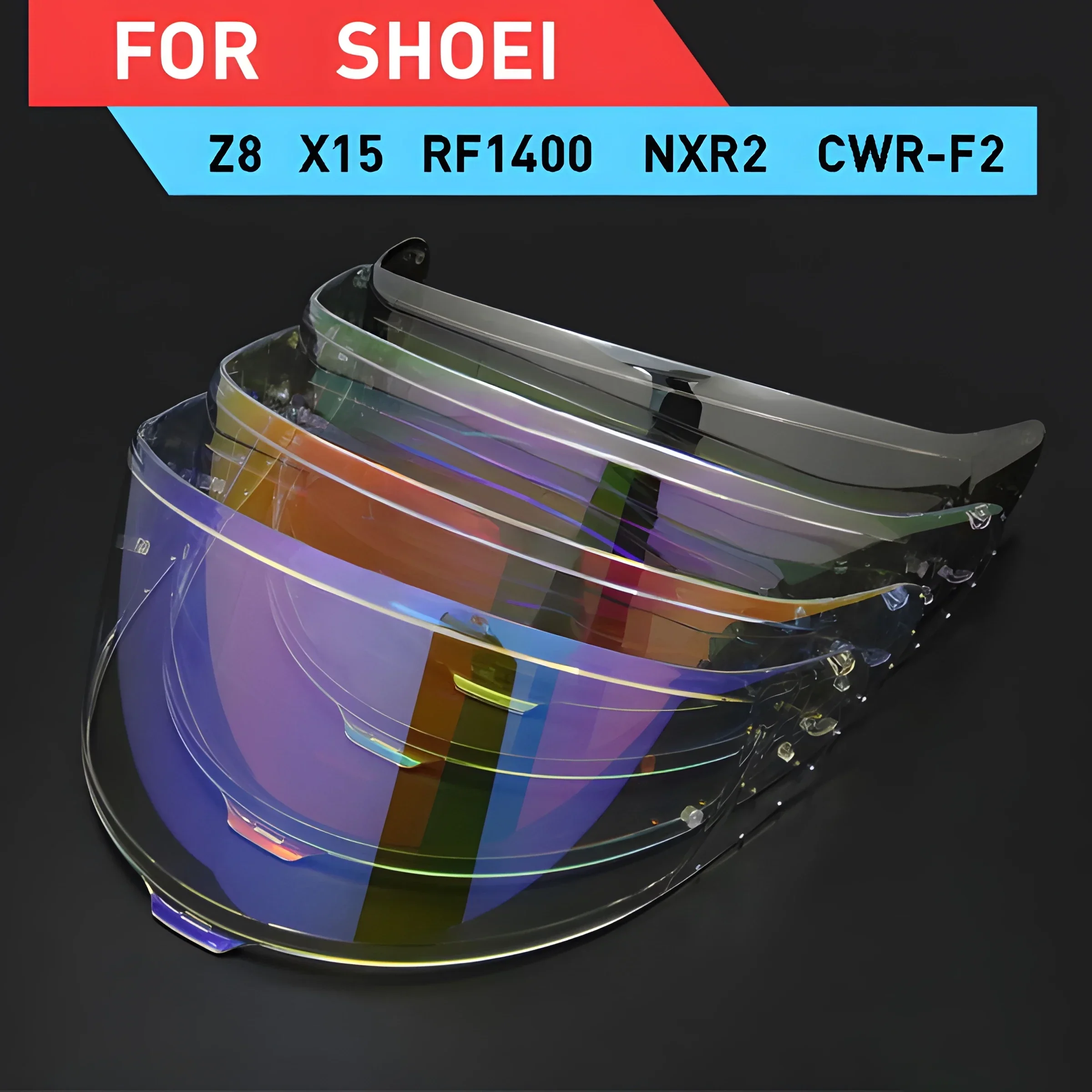 

CWR-F2 Z8 X15 X-Fifteen Visor for SHOEI RF-1400 Z8 Z-8 CWR-F2 Motorcycle Helmet Glasses Motorbike Helmet Night Visor