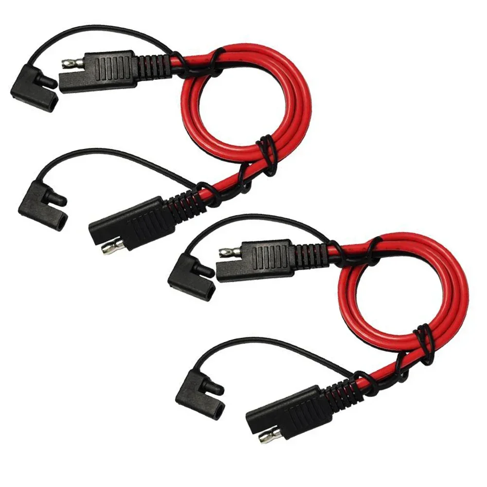 

Robust SAE to SAE Extension Cable with Heavy Duty Construction Perfect for Various Outdoor Devices Includes 2pcs 30cm
