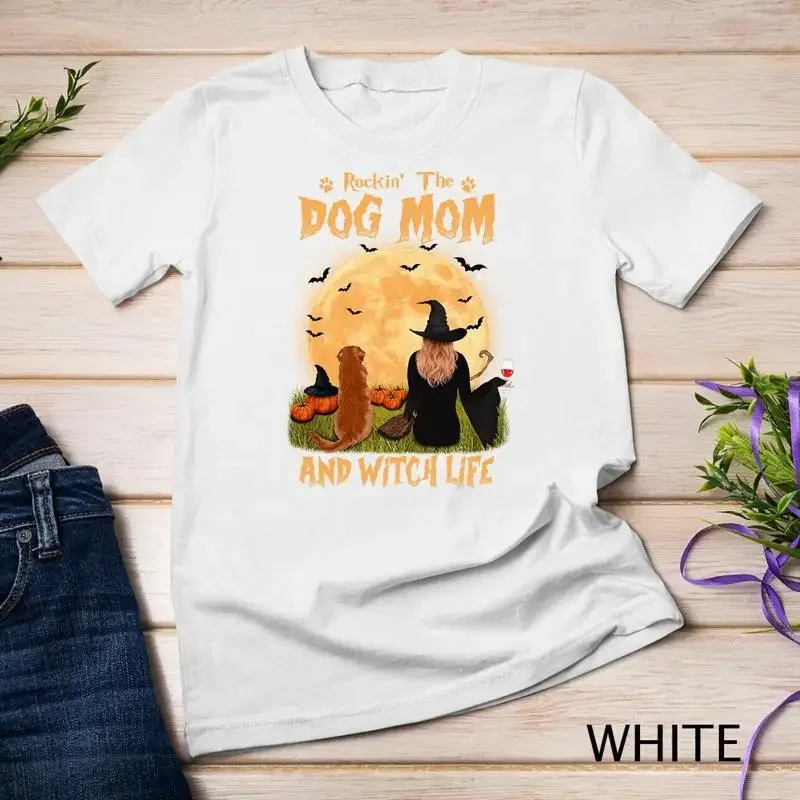 Rocking The Dog Mom Witch Life Golden Retriever Unisex T shirt