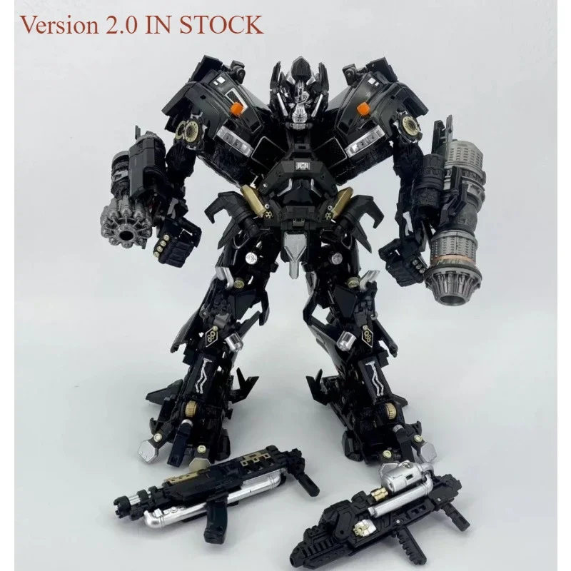 In Stock WJ WEIJIANG Version 2.0 Transformation Black Apple M06 MPM06 M-06 Ironhide Enlarged Version Metal Action Figure