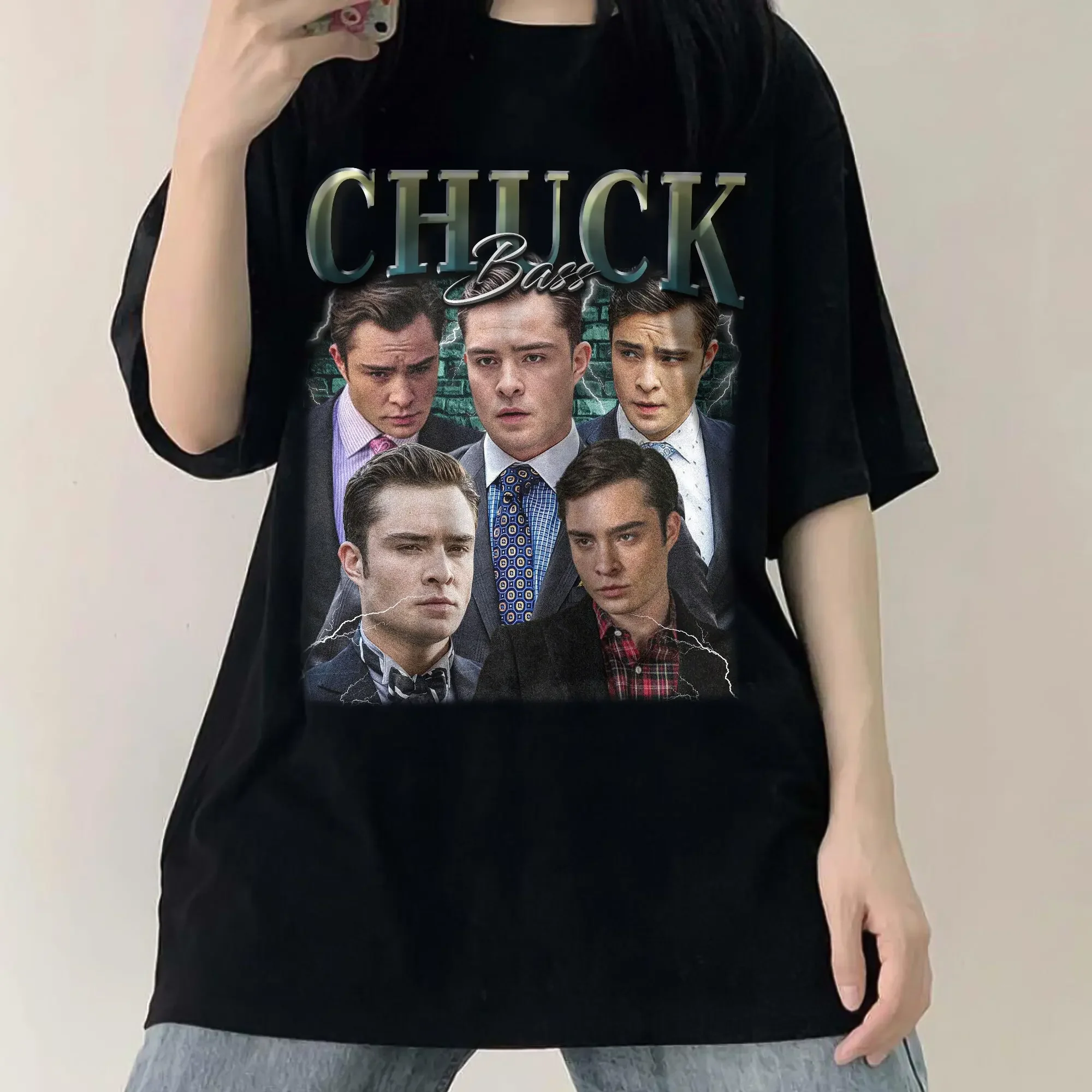 Chuck Bass Gift for Women and Man Unisex Shirt Bootleg Retro