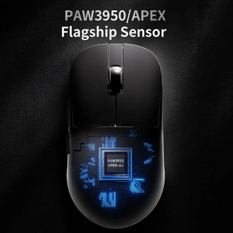 AJAZZ AJ159 Apex Three mode Wireles Gaming Mouse AJ159 PRO Bluetooth PAW3950 PAW3395 Lightweight 8K Customized RGB mouse laptop