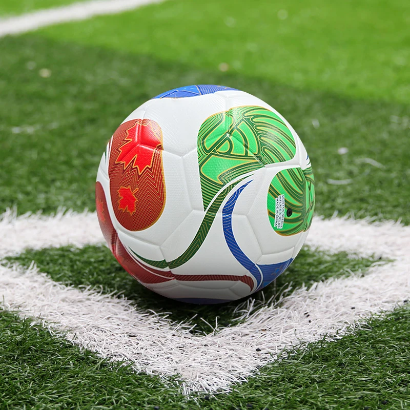 كرة قدم عالية الجودة لعام 2026 مقاس رسمي 5 مادة PU ملابس سلسة مقاومة للتآكل تدريب كرة القدم Futbol Voetbal Bola