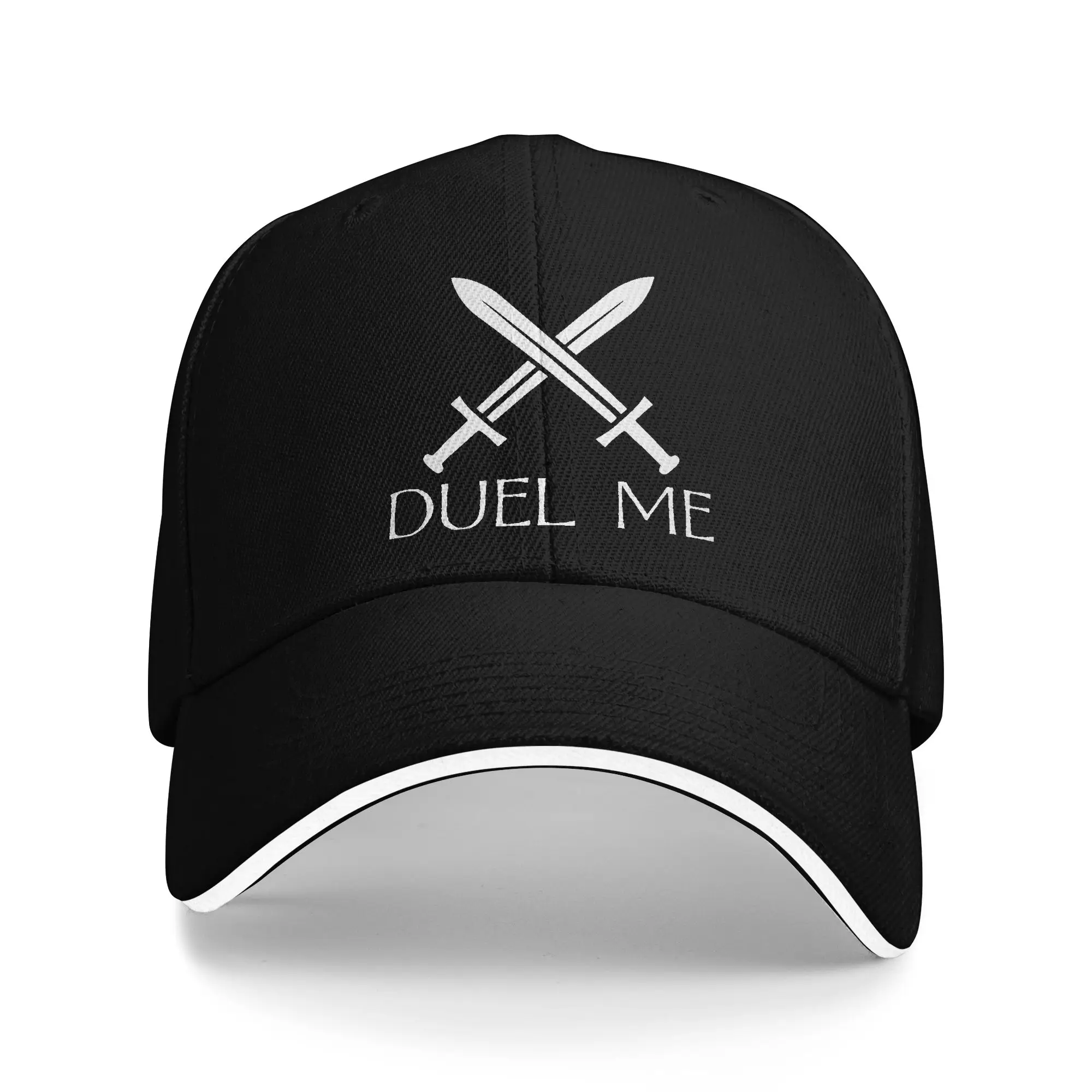 Duel Me Sword Fighting Sandwich Caps Unisex Popular Baseball Cap European Medieval Knight Adjustable Racing All season Hat Adult