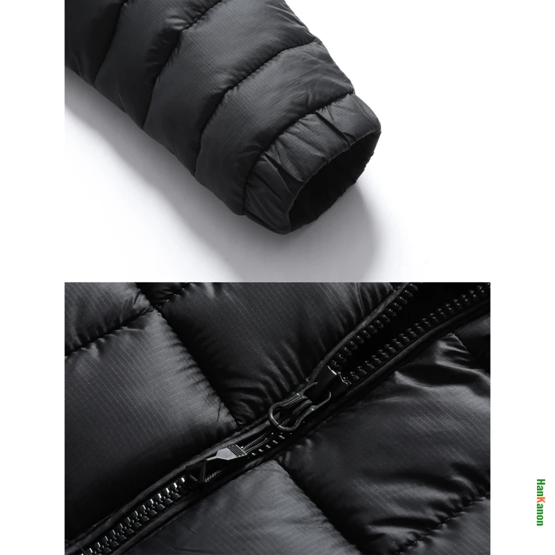 معطف بغطاء للرأس من القطن سميك للجنسين مع حشوة قطنية ضلع الشواء من الجرافين، مقاوم للرياح ومقاوم للماء للتخييم في الهواء الطلق