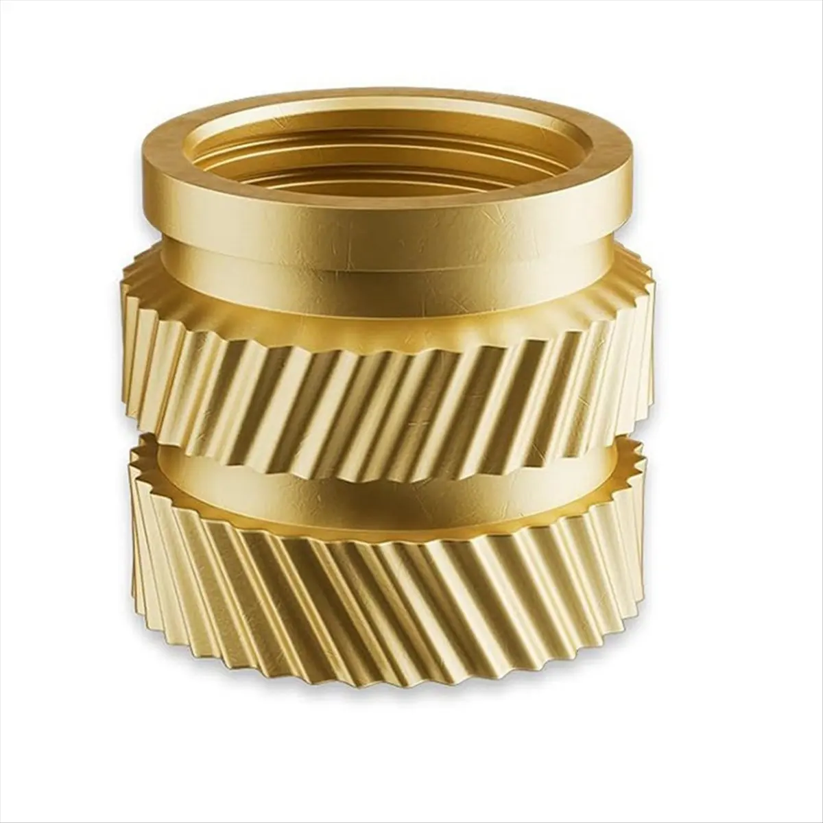 ABJY Inserts filetés thermocollants, insert thermocollant pour composants d'impression 3D et pièces en plastique – Écrous moletés (100 pièces)