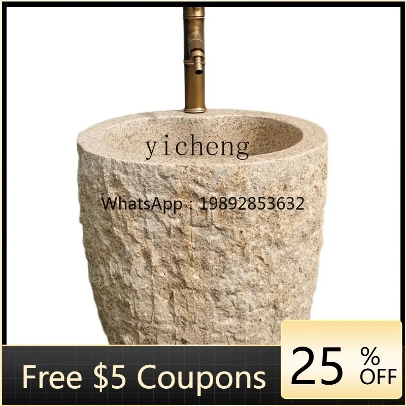 

ZZf Stone Mop Pool Household Outdoor Stone Wash Basin Bathroom Balcony Outdoor Pool