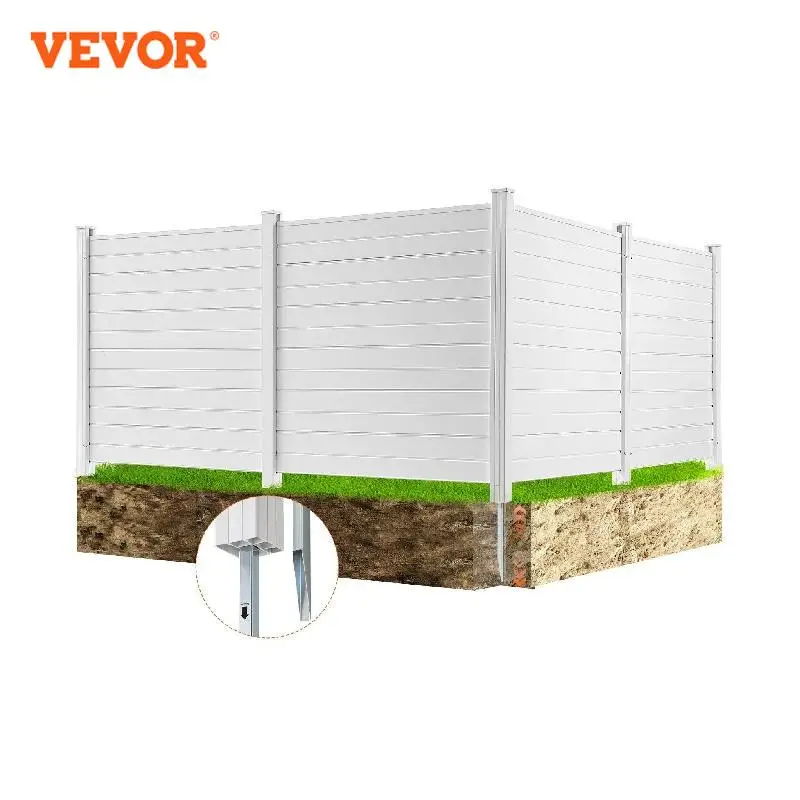 

VEVOR Outdoor Privacy Screens Air Conditioner Fence Pool Equipment Enclosure Perfect to Enclose Trash Can and AC Units 4Panel