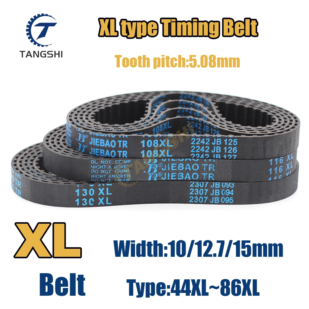 XL Timing Belt Width10/12.7/15mm Type:42XL 44XL 54XL 56XL 60XL 64XL 66XL 68XL 70XL 72XL 74XL 76XL 78XL 80XL 82XL 84XL 86XL