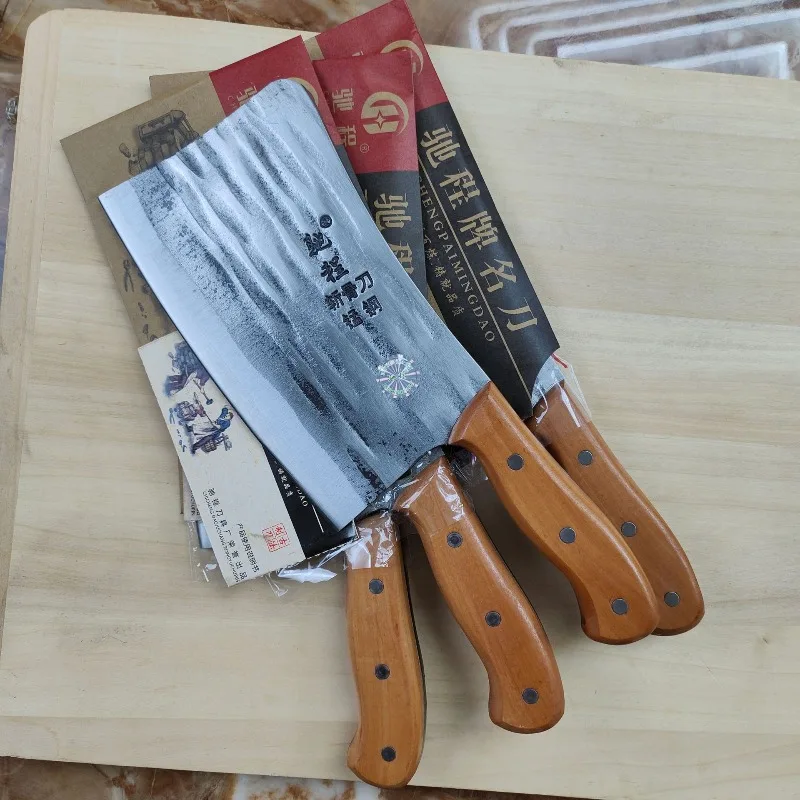 

1KG Weight Forging Chopping Knife for Cutting Big Bone Pig Cow Bone Cleaver 7mm Thickness Blade Butcher Chopping Knife Tools