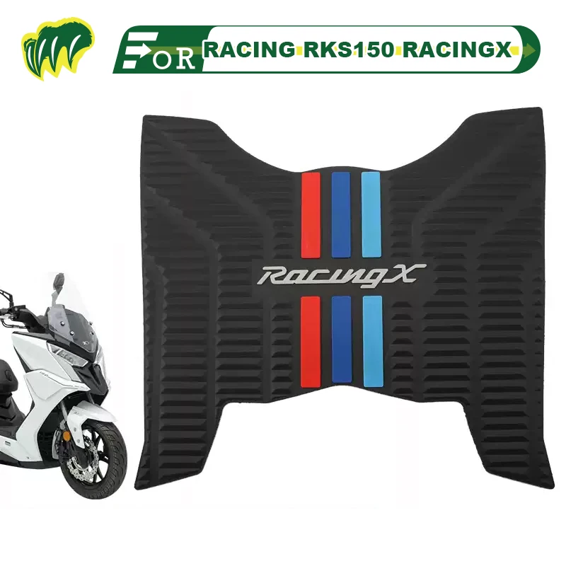 

For KYMCO RACING RKS150 RACINGX Scooter Motorcycle Foot Mat Rubber Anti-Skid Foot Pad Floor Mat Waterproof Floor Carpet