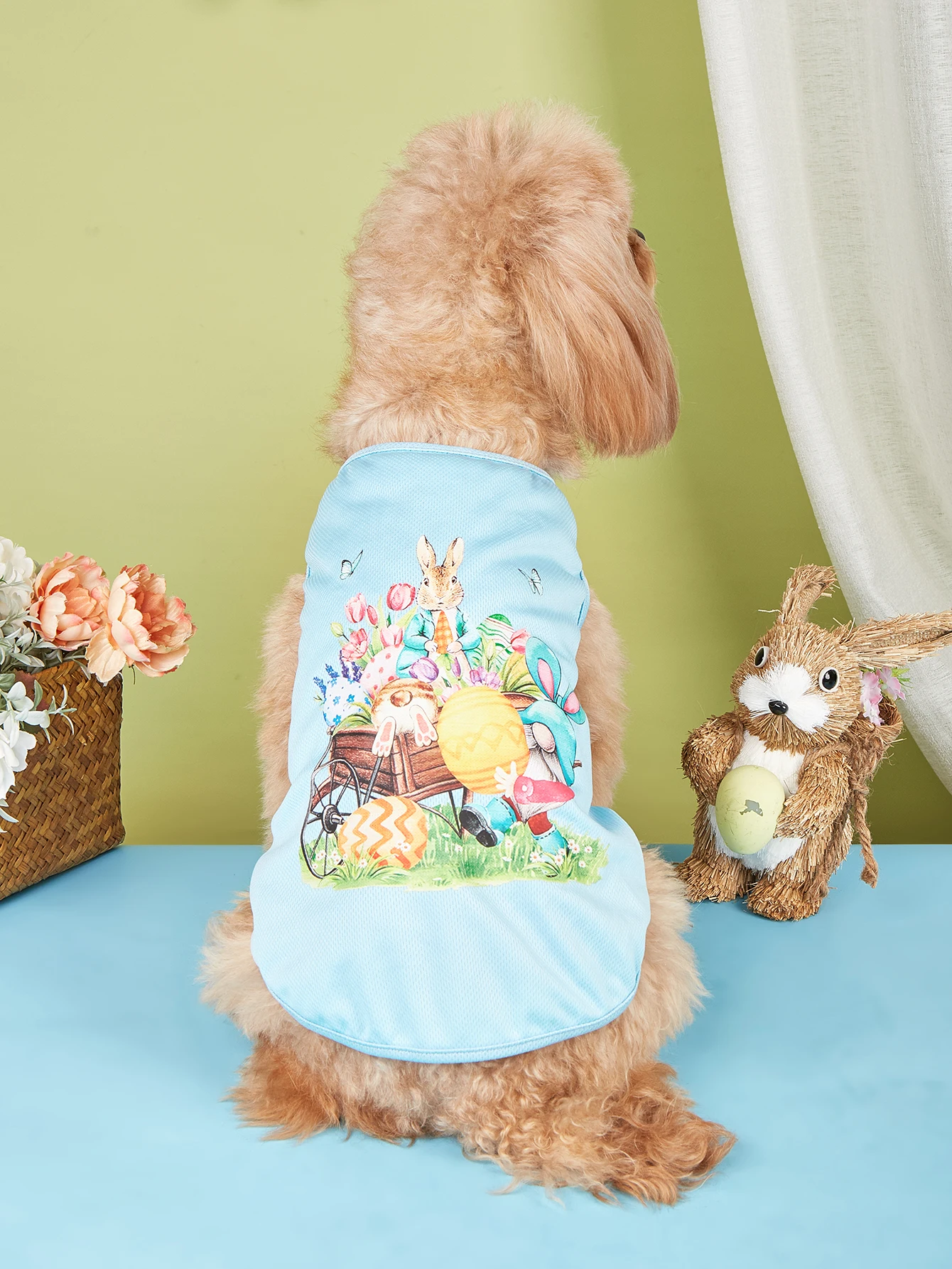 Easter Dog Vest Everyday Dog Hoodie and Holiday  Pet T-shirt for Puppy and Cats