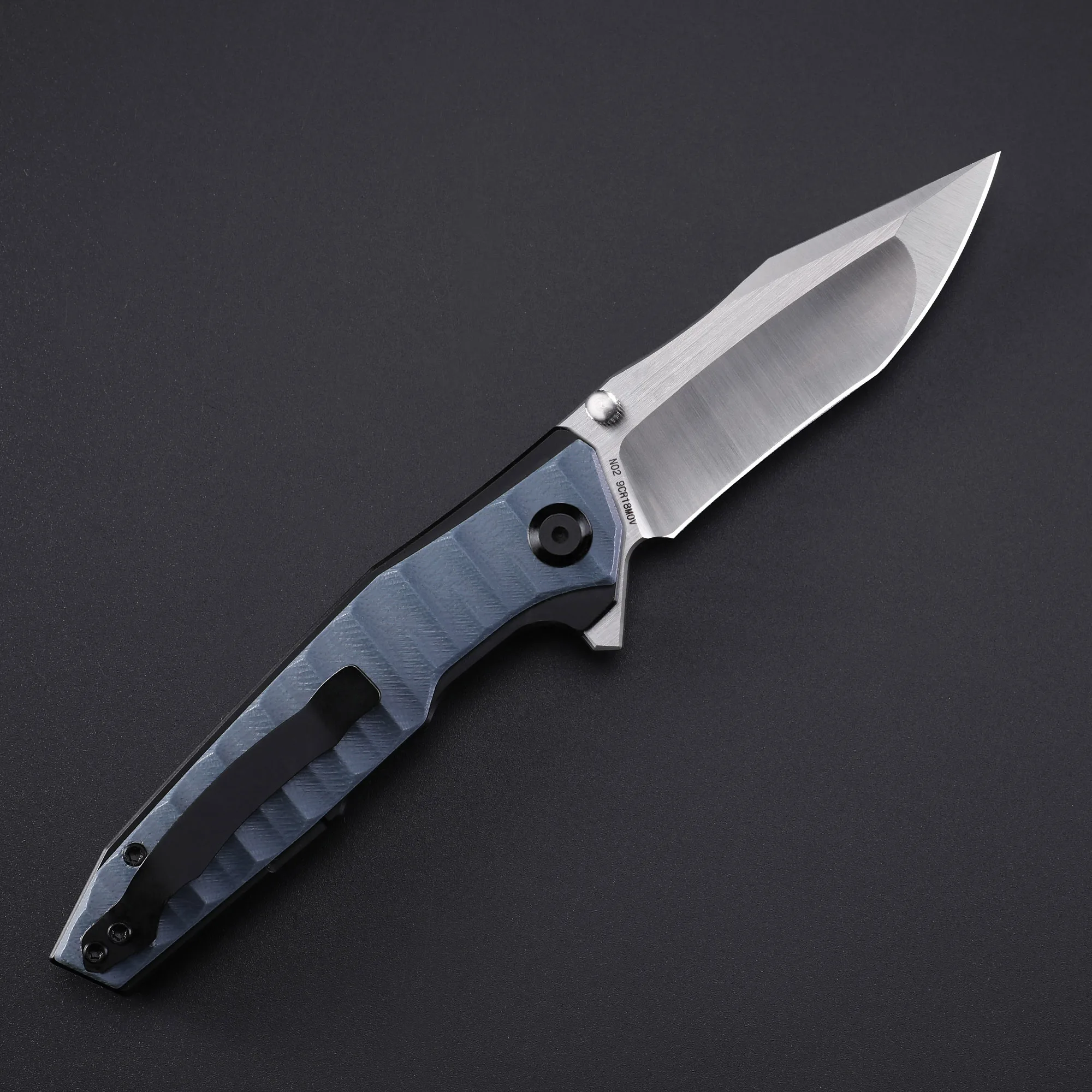 Nightwolf NWN02 Tactical Folding Knife G10 Handle Tanto Blade Steel Hunting Outdoor Survival Camping Pocket EDC Tool for Men