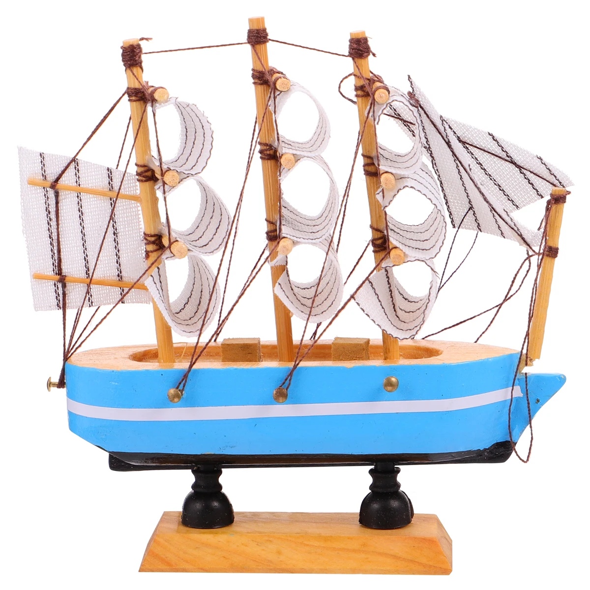 

Sailboat Cake Decor Exquisite Wood Sailboat Decor nament for Cake Home Party Decoration Celebratory Event Supplies