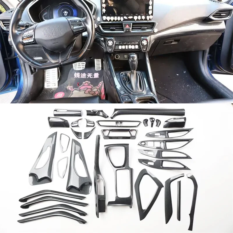 For Hyundai Lafesta 2019-2021 Gear Shift Frame Trim Window Switch Steering Wheel Inner Door Handle Central Control Trim Strip