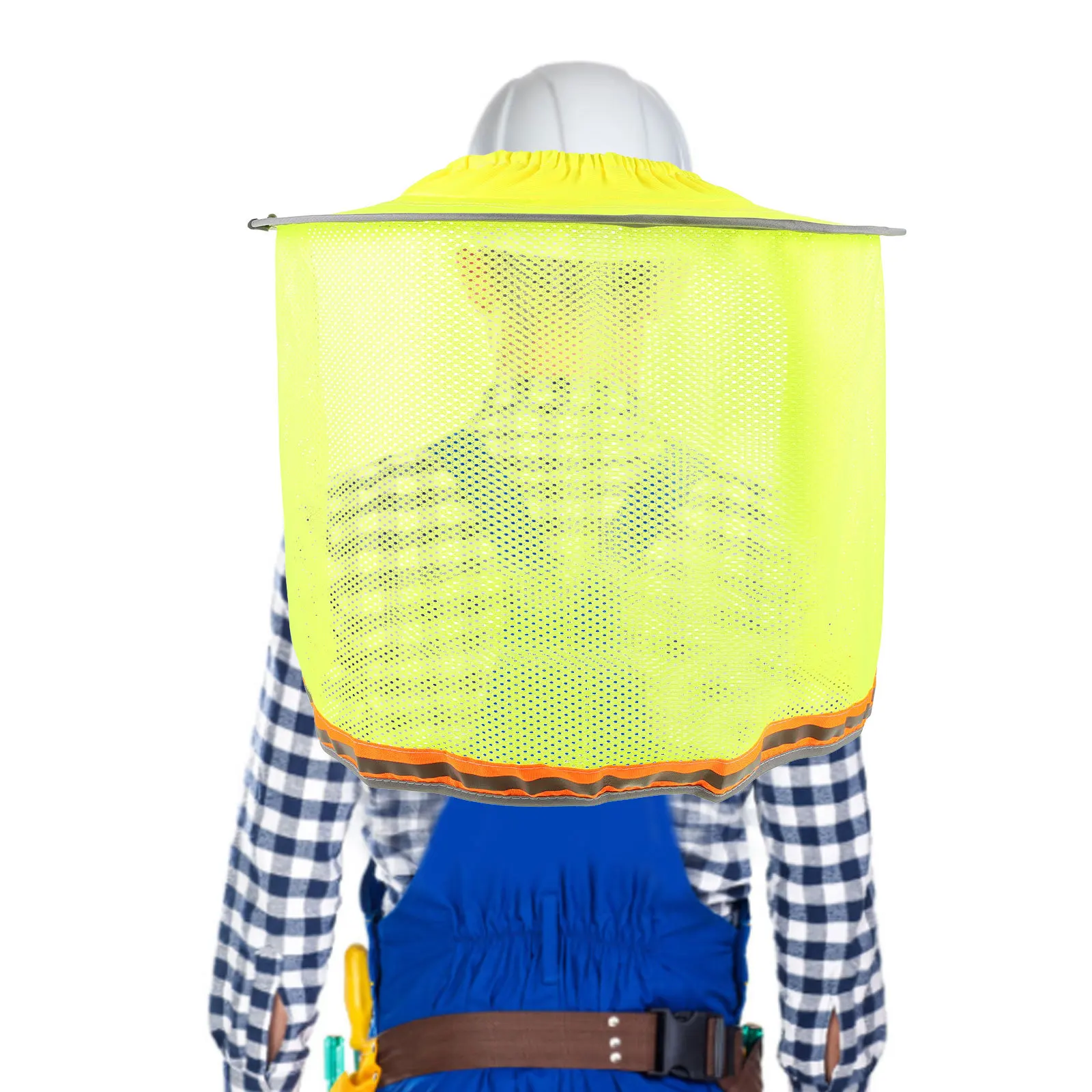 قبعة واقية من الشمس بحافة كاملة، حاجب شبكي آمن للرقبة، حماية من الأشعة فوق البنفسجية، قبعة صلبة، ظل من الشمس بحافة كاملة #1