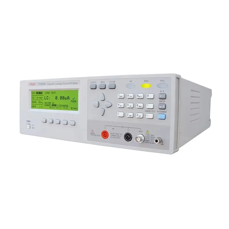TH2689 مكثف تسرب فاحص التيار IR متر اختبار المعلمة LC ، IR ، Tr ، Vt TH2689A