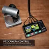 FEELWORLD L2 PLUS 5.5 インチ LCD マルチカメラ ビデオ ミキサー スイッチャー 内蔵クロマキーおよびロゴ オーバーレイ PTZ コントロール クロマキー USB3.0 4