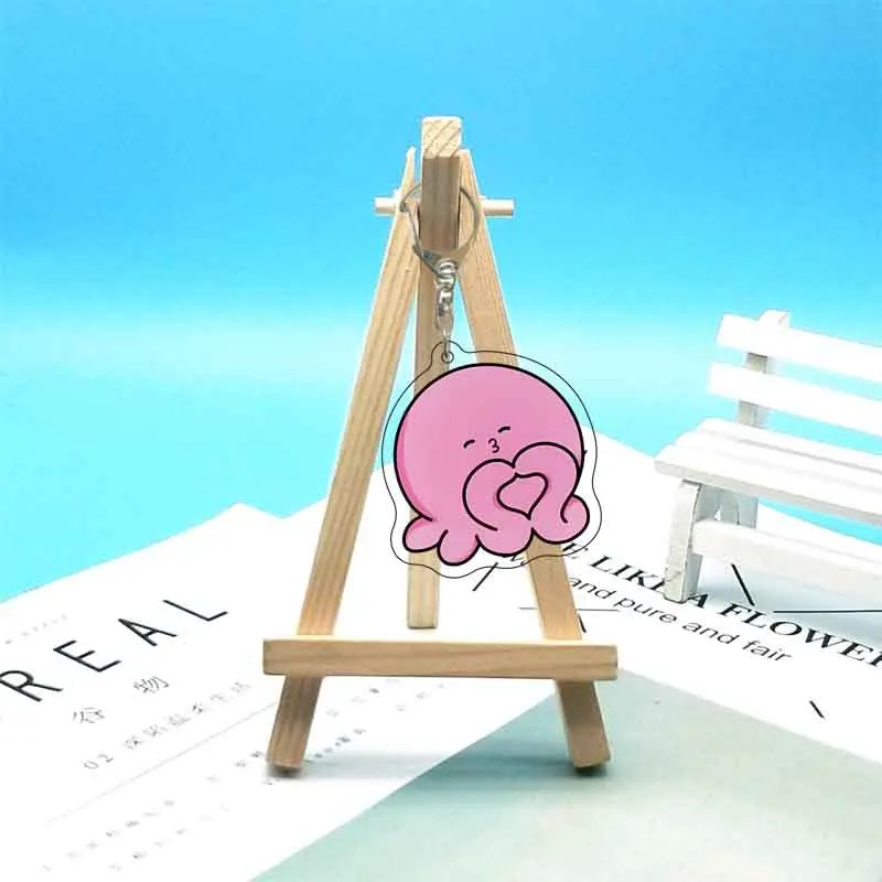 الخطيئة الأصلية لتاكو Pii أنيمي سلسلة مفاتيح مصنوعة من الأكريليك حقيبة Charms قلادة هدية مفتاح سلسلة تذكارية لطيف الإبداعية صديق Kingrings #3