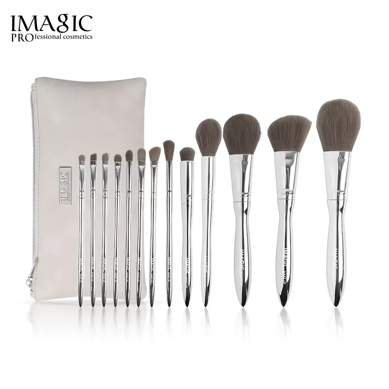 Imagic 13 pcs/set Professional Brushes Make-Up Foundation Set Natural Blush Eyeshadow Concealer Lip Eye Beauty Tool