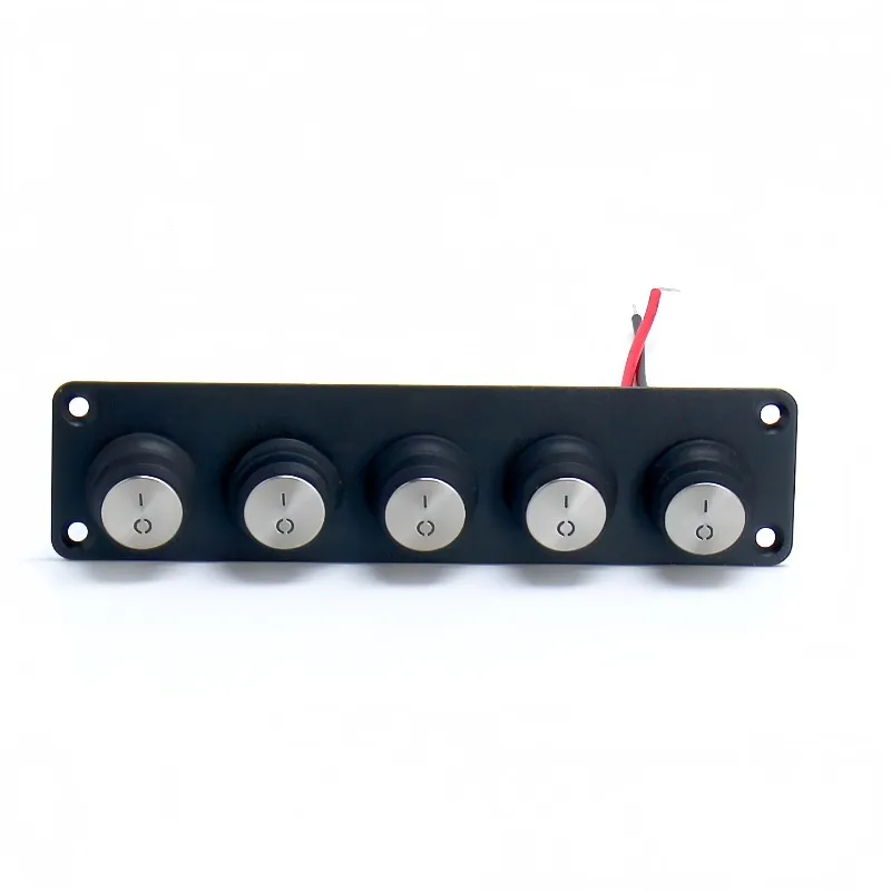3 Position Waterproof Rocker Switch Panel LED Indicator Switch Assembly For Vehicle Vessel