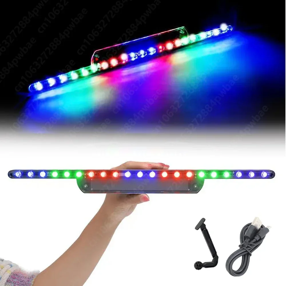 

Солнечный автомобильный RGB-стробоскоп, светодиодный предупреждающий фонарь, мигалка, стробоскопы, аварийное предупреждающее освещение, сигнальная лампа для парковки