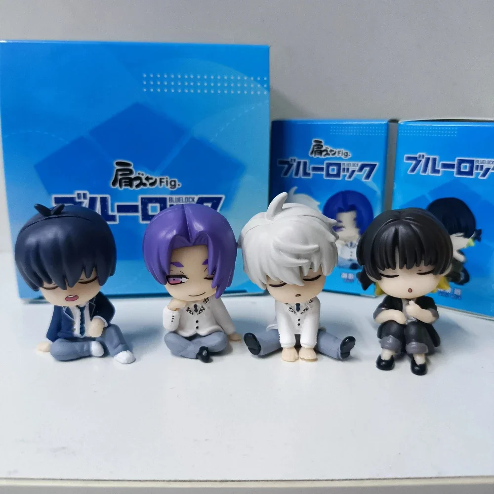 Blue Locks Anime 2D Charakter Actionfigur Modell Yoichi Meguru Seishiro Reo Anime Figurensammlung Desktop Dekor Kinder Geschenk Spielzeug