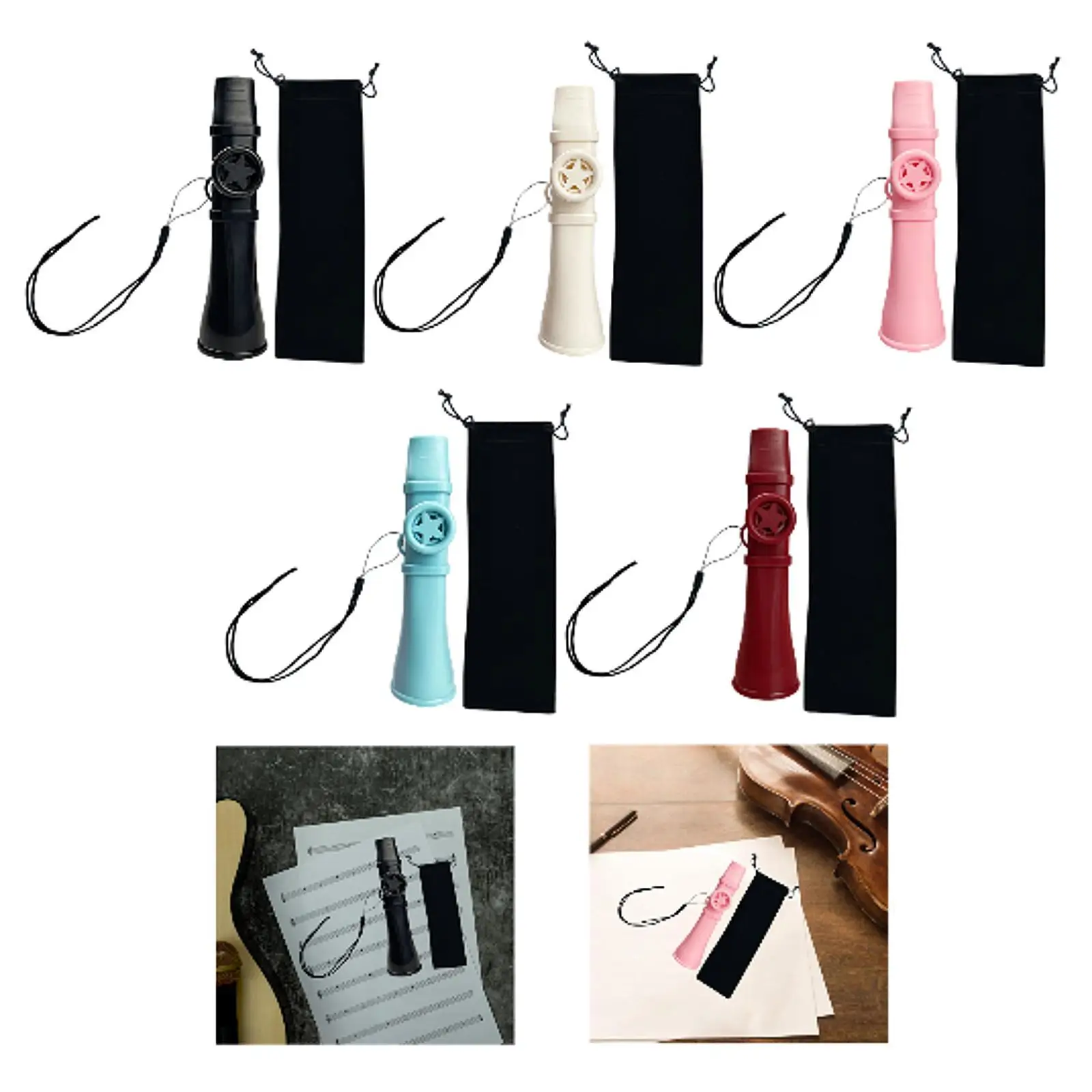 Kazoo Gift Good Companion 바이올린 피아노 키보드용 입 플루트 연주하기 쉬운