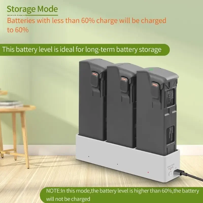 Hub ricarica della batteria per ricarica bidirezionale intelligente della fotocamera Avata 2