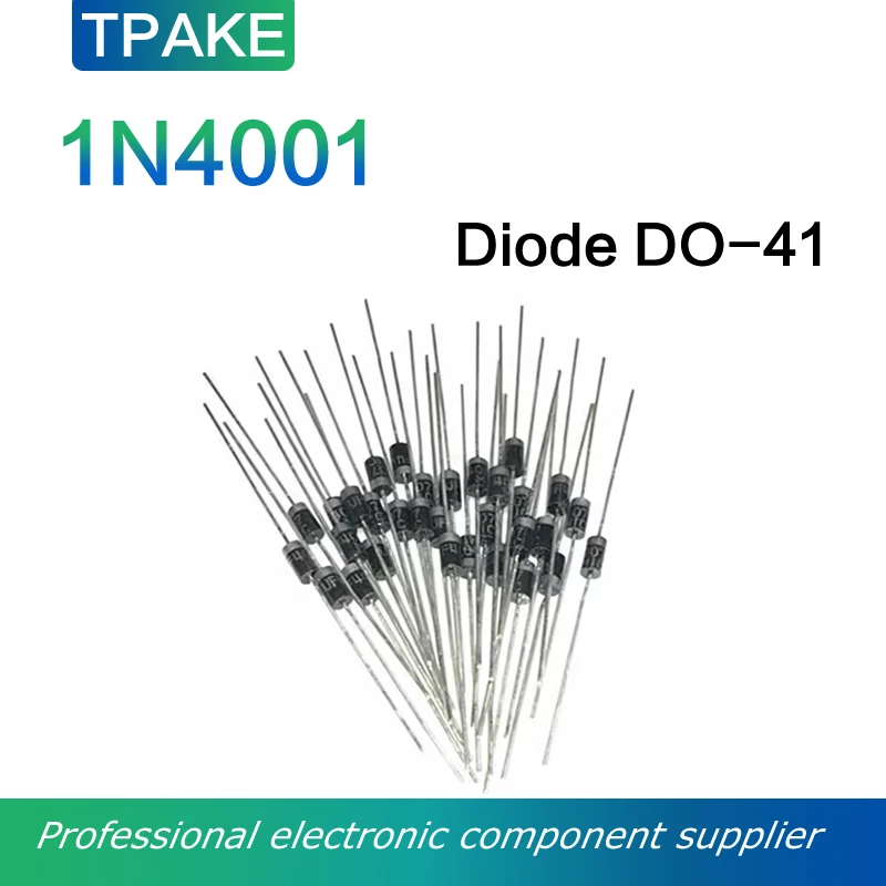 50pcs 1n4001 In4001 1a 50v Do-41 Rectifier Diode