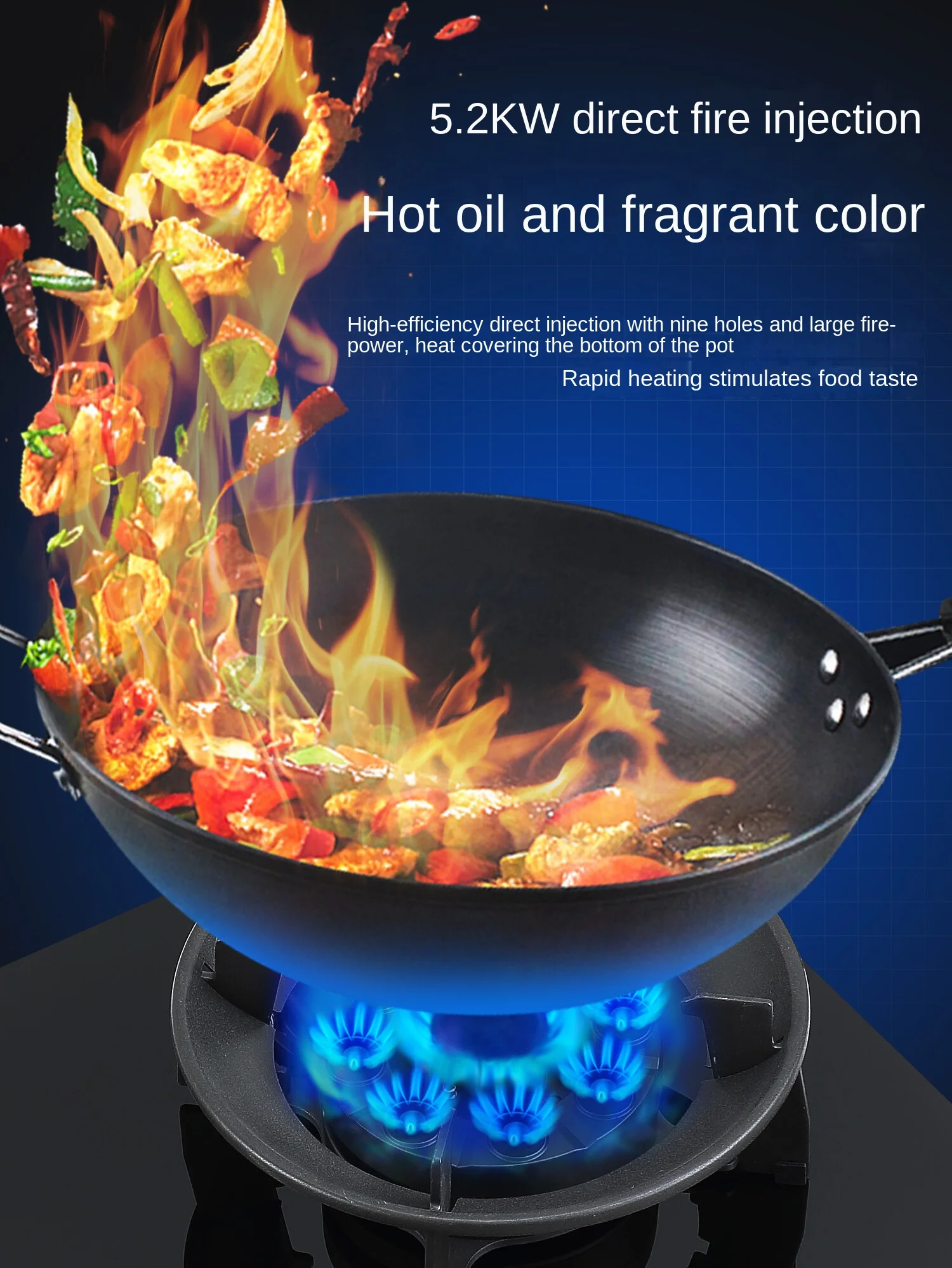 One gas and one electric dual-purpose natural gas liquefied gas stove concave induction cooktop embedded household double stove