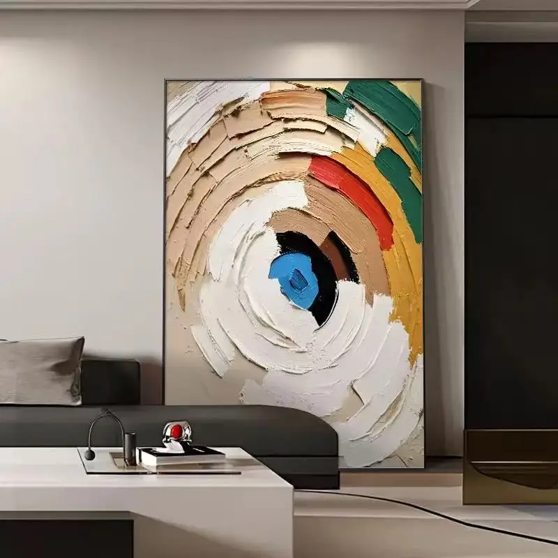 Large hand-painted canvas wall art hand-painted oil painting unique home decoration