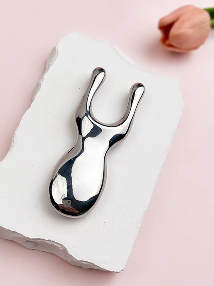 Grattoir nasal en acier inoxydable, outil de massage de relaxation du nez du visage, appareil de massage des yeux, levage et raffermissement des points d'acupuncture